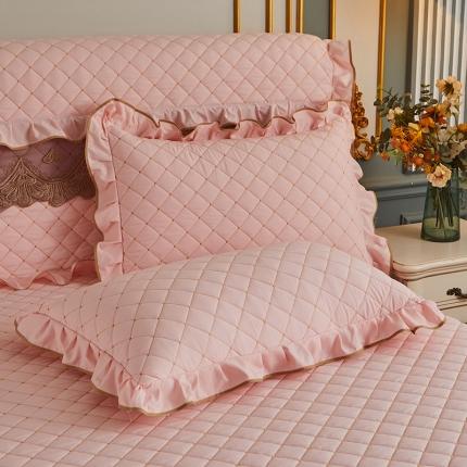 91家纺网 家纺一手货源 找家纺 （总）屹成家纺 2021新款水洗棉花边四季款枕套