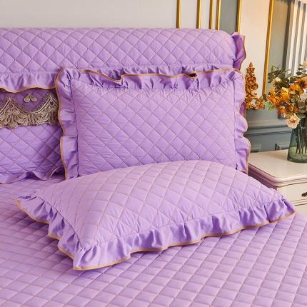 91家纺网 家纺一手货源 找家纺 （总）屹成家纺 2021新款水洗棉花边四季款枕套