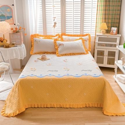 91家纺网 家纺一手货源 找家纺 （总）衿成 2025新款全棉印花精密绗缝床盖C系列