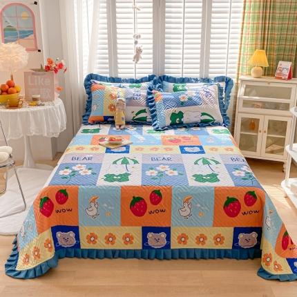 91家纺网 家纺一手货源 找家纺 （总）衿成 2025新款全棉印花精密绗缝床盖C系列