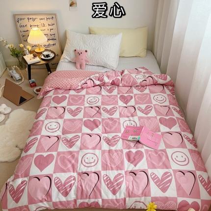 91家纺网 家纺一手货源 找家纺 （总）星期八 2021新韩国超ins进口安抚豆豆冬被子春秋被