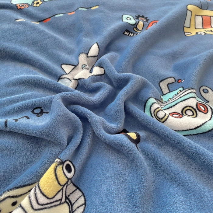 91家纺网 家纺一手货源 找家纺 嗨生活 2021年新款加厚牛奶绒三件套 总动员