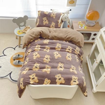 91家纺网 家纺一手货源 找家纺 （总）嗨生活 2021新款加厚牛奶绒被套系列