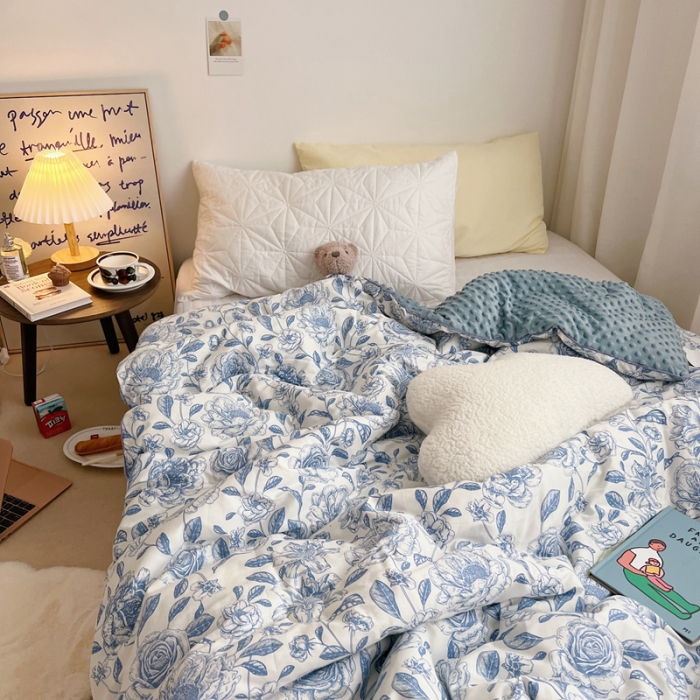 91家纺网 家纺一手货源 找家纺 （总）星期八 2021新韩国超ins进口安抚豆豆冬被子春秋被