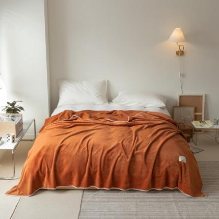 91家纺网 家纺一手货源 找家纺 （总）富瑞阁 2024新款太阳格加厚提花牛奶绒多功能盖毯床单