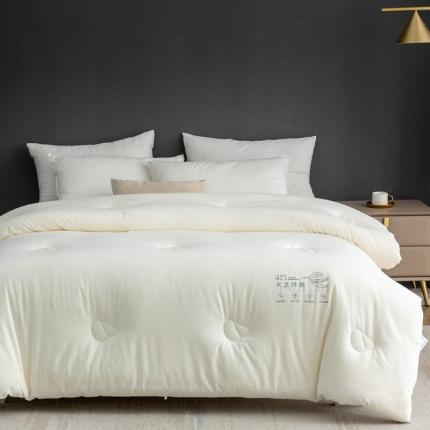 91家纺网 家纺一手货源 找家纺 （总）云栖家居 2021全棉不染原棉大豆纤维被冬被春秋被