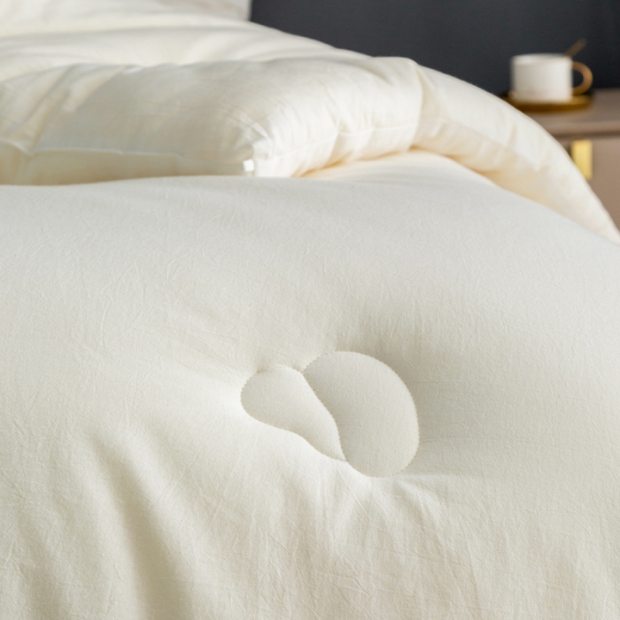 91家纺网 家纺一手货源 找家纺 （总）云栖家居 2021全棉不染原棉大豆纤维被冬被春秋被