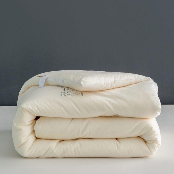 91家纺网 家纺一手货源 找家纺 （总）云栖家居 2021全棉不染原棉大豆纤维被冬被春秋被