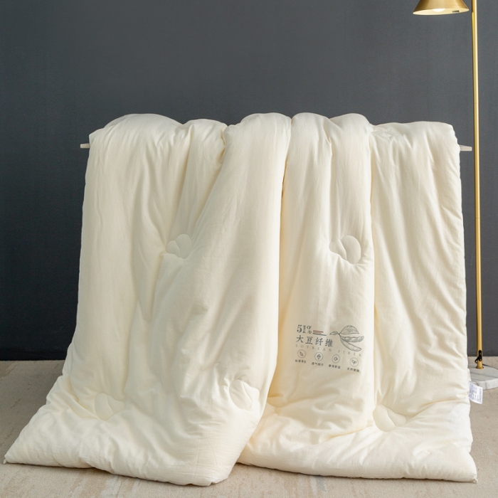 91家纺网 家纺一手货源 找家纺 （总）云栖家居 2021全棉不染原棉大豆纤维被冬被春秋被