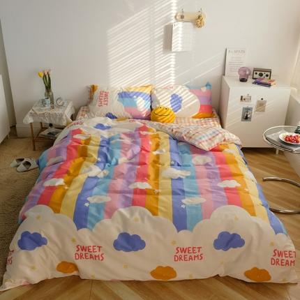 91家纺网 家纺一手货源 找家纺 （总）雅居纺家纺 2022新款13070全棉四件套