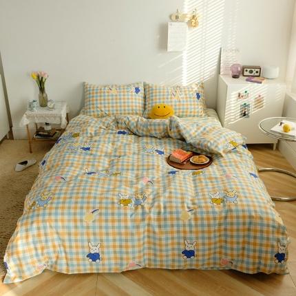 91家纺网 家纺一手货源 找家纺 （总）雅居纺家纺 2022新款13070全棉四件套