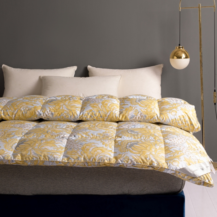 91家纺网 家纺一手货源 找家纺 （总）俏企鹅 2025新款孔雀开屏羽绒被芯冬被春秋被子