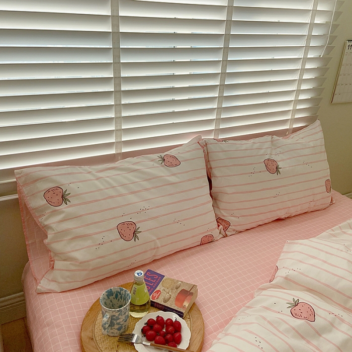 91家纺网 家纺一手货源 找家纺 雅居纺家纺 2022新款13070全棉四件套 暖夏