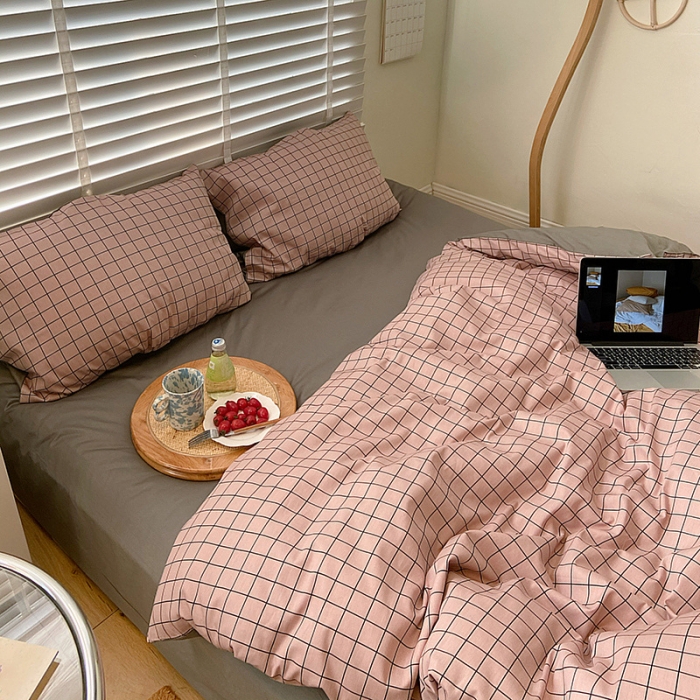 91家纺网 家纺一手货源 找家纺 雅居纺家纺 2022新款13070全棉四件套 晴天