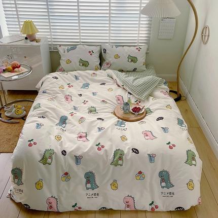 雅居纺家纺 2022新款13070全棉四件套 小可爱
