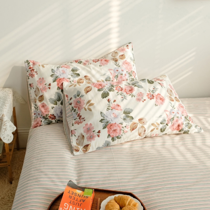 91家纺网 家纺一手货源 找家纺 雅居纺家纺 2022新款13070全棉四件套 依恋