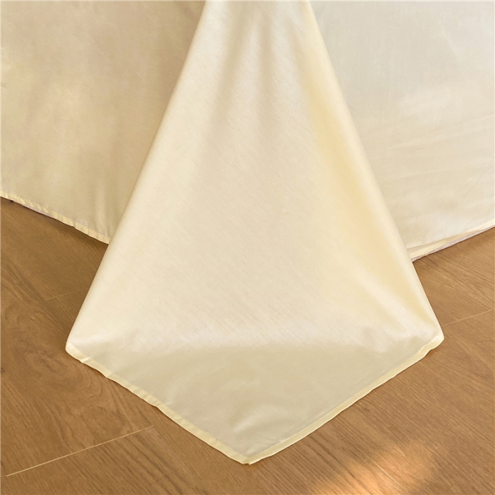 91家纺网 家纺一手货源 找家纺 棉眠 新款A版全棉13070B版13374复古花园四件套 蜜桃雪山（配米杏床单）