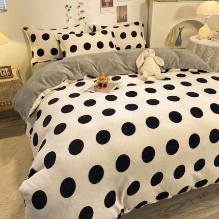 91家纺网 家纺一手货源 找家纺 （总）慕尚2022新款田园花卉类牛奶绒四件套