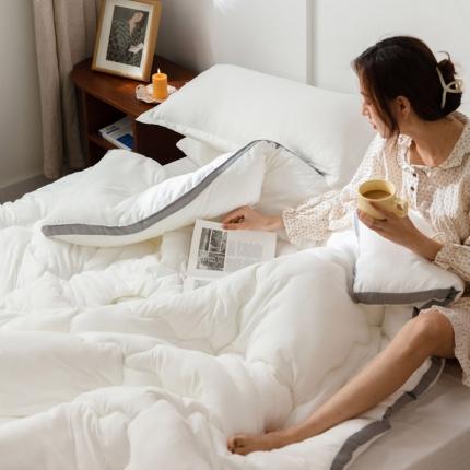 91家纺网 家纺一手货源 找家纺 （总）U被家纺 2022秋冬新款日式立体冬被（韩模图）