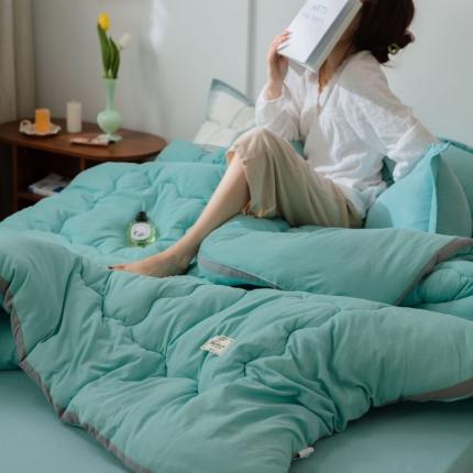 91家纺网 家纺一手货源 找家纺 （总）U被家纺 2022秋冬新款日式立体冬被（韩模图）