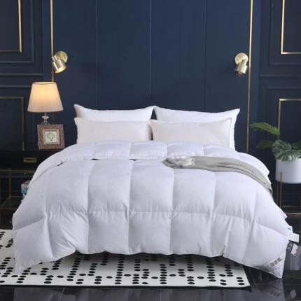 91家纺网 家纺一手货源 找家纺 （总）锦瑞羽绒 2024新款丽莎鹅绒被80支全棉贡缎提花