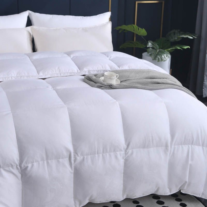 91家纺网 家纺一手货源 找家纺 （总）锦瑞羽绒 2024新款国标95白鹅绒被-丽莎羽绒被