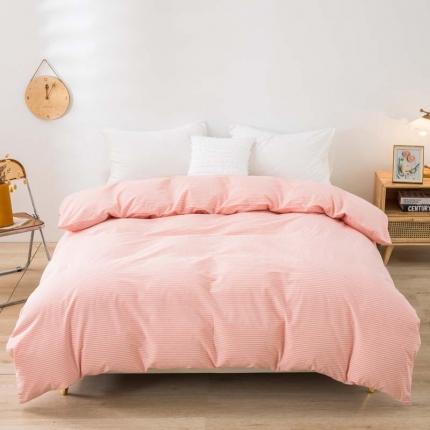 91家纺网 家纺一手货源 找家纺 （总）柠萌家居 2025新款全棉色织水洗棉床品单被套