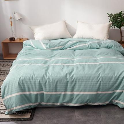 91家纺网 家纺一手货源 找家纺 （总）柠萌家居 2025新款全棉色织水洗棉床品单被套