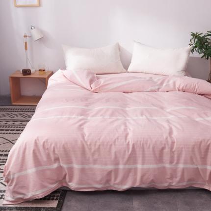 91家纺网 家纺一手货源 找家纺 （总）柠萌家居 2025新款全棉色织水洗棉床品单被套