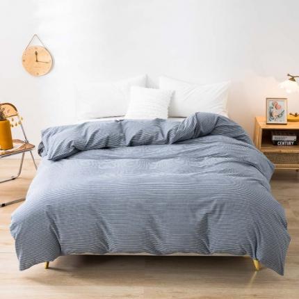 91家纺网 家纺一手货源 找家纺 （总）柠萌家居 2025新款全棉色织水洗棉床品单被套