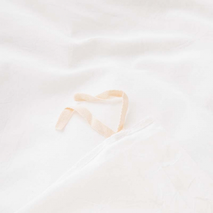 91家纺网 家纺一手货源 找家纺 柠萌家居 2021新款全棉色织水洗棉床品四件套 纯白