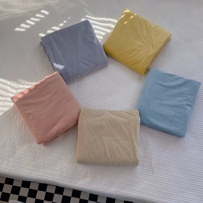 91家纺网 家纺一手货源 找家纺 （总）梦享生活家居 2021新款天鹅绒单品床单