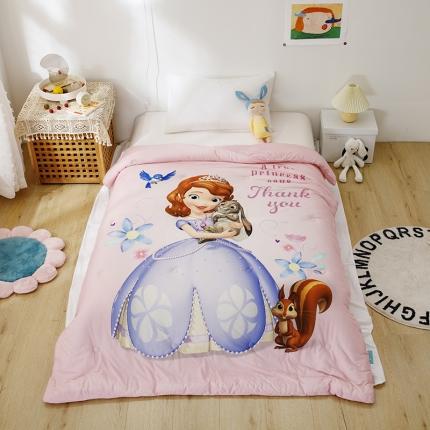 小芽家居 迪士尼牛奶丝抗菌防螨被 苏菲亚公主