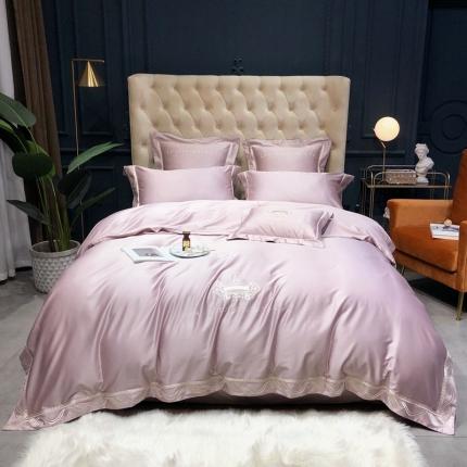 馨蕊 2021新款100支春夏高定系列四件套-格瑞 豆粉