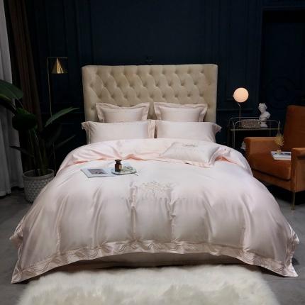 馨蕊 2021新款100支春夏高定系列四件套-格瑞 米白