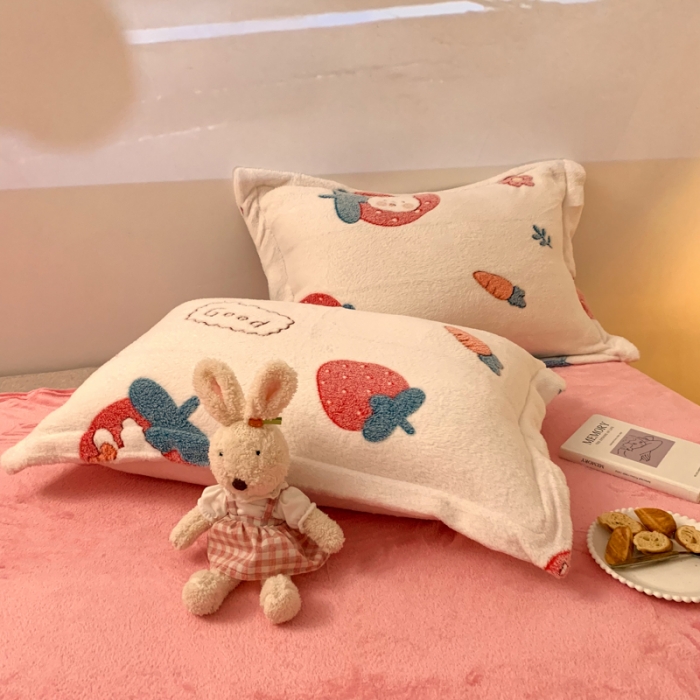 91家纺网 家纺一手货源 找家纺 （总）慕尚 2022新款5D雪花绒四件套