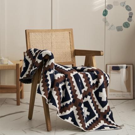 91家纺网 家纺一手货源 找家纺 （总）暖绵绵家纺 新款半边绒盖毯系列-烟墨