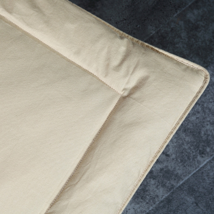 91家纺网 家纺一手货源 找家纺 俏企鹅 2025新款双层凌空床垫 驼色