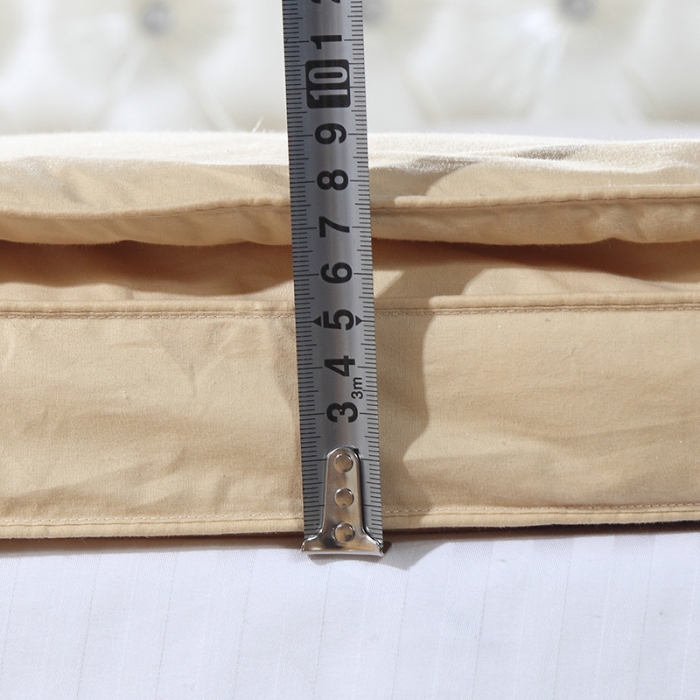 91家纺网 家纺一手货源 找家纺 俏企鹅 2025新款双层凌空床垫 驼色