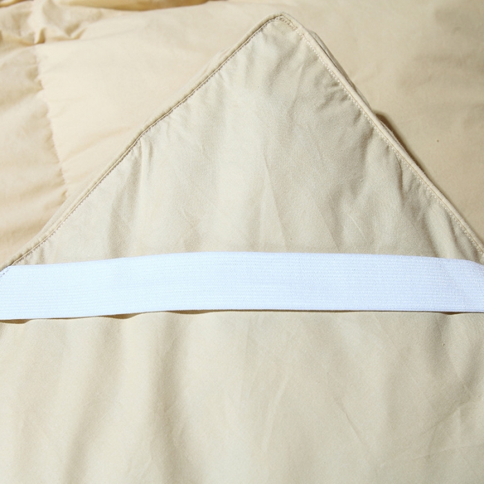 91家纺网 家纺一手货源 找家纺 俏企鹅 2025新款双层凌空床垫 驼色