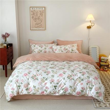 91家纺网 家纺一手货源 找家纺 棉眠 2021新款棉加绒四件套 洛神（棉加绒）