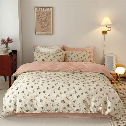 91家纺网 家纺一手货源 找家纺 棉眠 2021新款棉加绒四件套 奥汀（棉加绒）