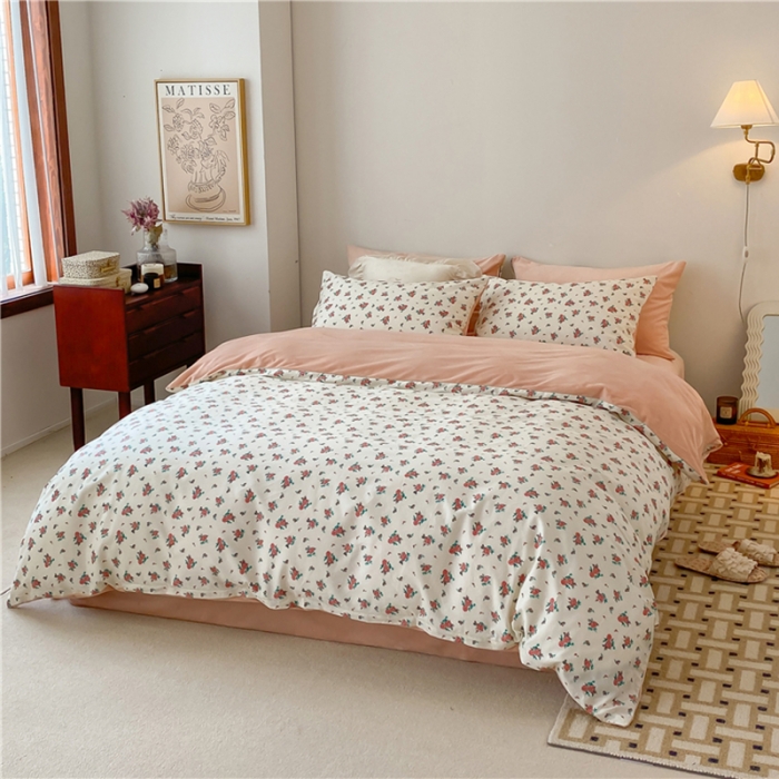 91家纺网 家纺一手货源 找家纺 棉眠 2021新款棉加绒四件套 安妮假日（棉加绒）