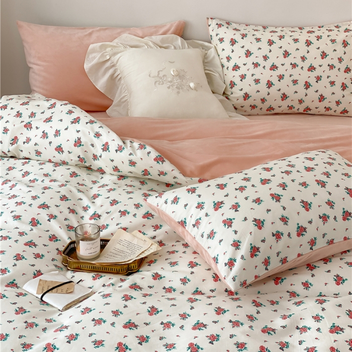 91家纺网 家纺一手货源 找家纺 棉眠 2021新款棉加绒四件套 安妮假日（棉加绒）