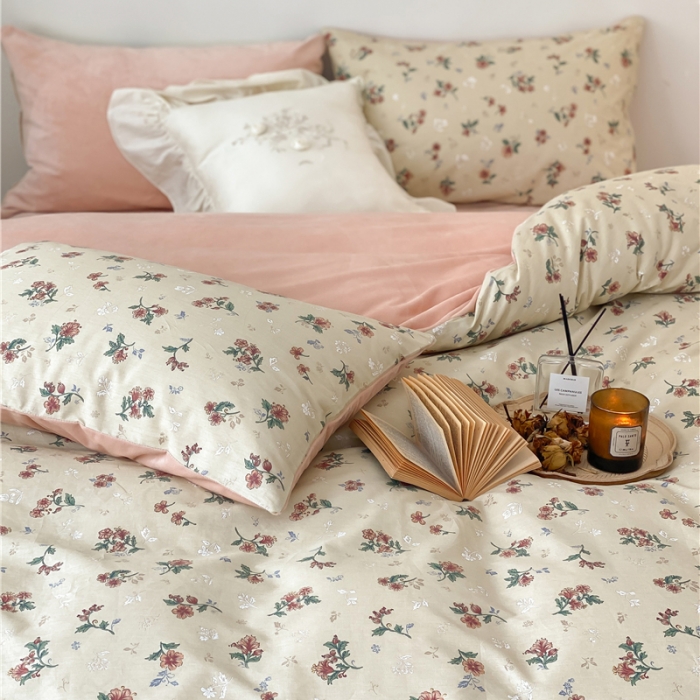 91家纺网 家纺一手货源 找家纺 棉眠 2021新款棉加绒四件套 奥汀（棉加绒）