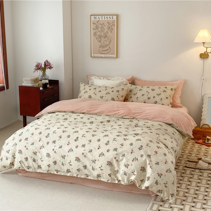 91家纺网 家纺一手货源 找家纺 棉眠 2021新款棉加绒四件套 奥汀（棉加绒）