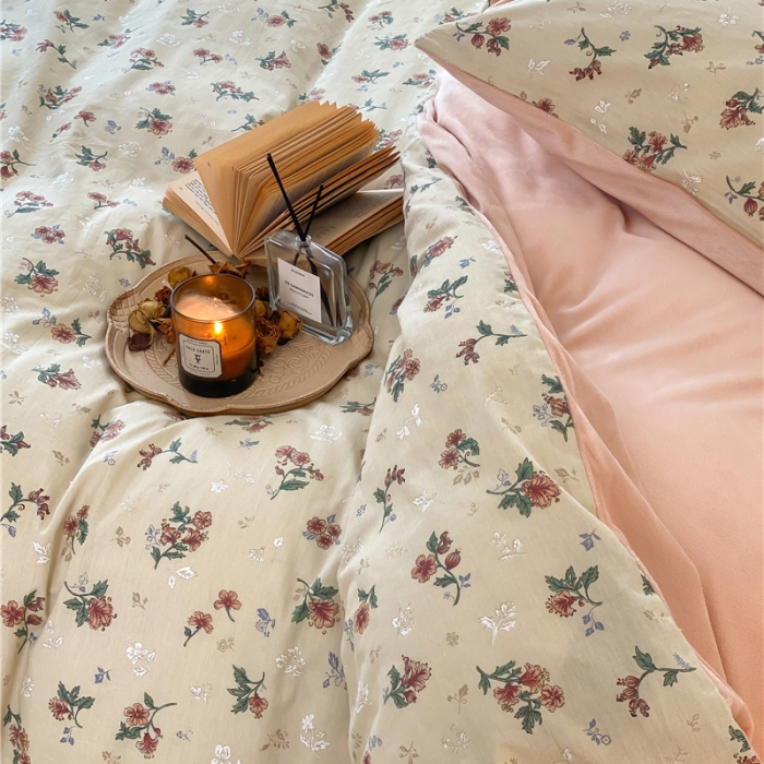 91家纺网 家纺一手货源 找家纺 棉眠 2021新款棉加绒四件套 奥汀（棉加绒）