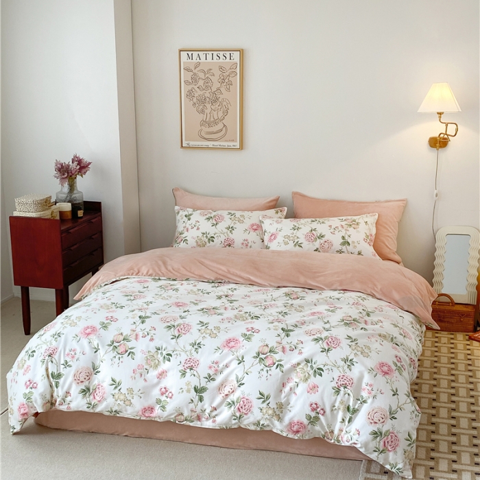 91家纺网 家纺一手货源 找家纺 棉眠 2021新款棉加绒四件套 洛神（棉加绒）