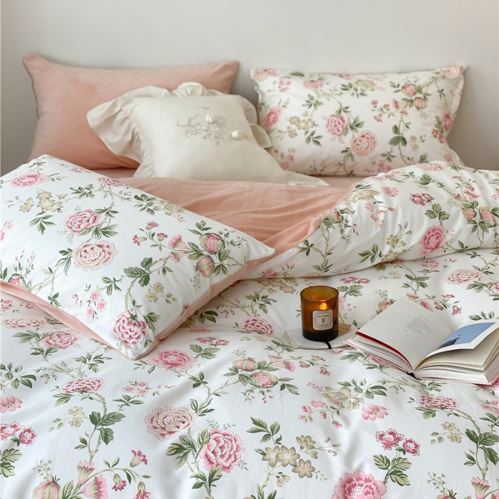 91家纺网 家纺一手货源 找家纺 棉眠 2021新款棉加绒四件套 洛神（棉加绒）