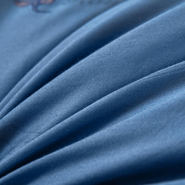 91家纺网 家纺一手货源 找家纺 俏企鹅 2025新款全棉大提花被子被芯-苏绣款 蓝色